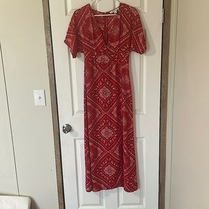 Red bandana dress